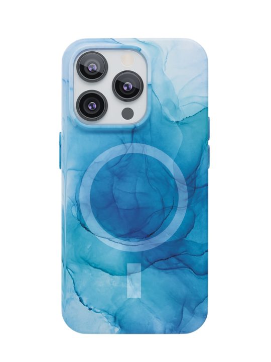 Чехол vlp Splash case with MagSafe для iPhone 14 ProMax, синий 1