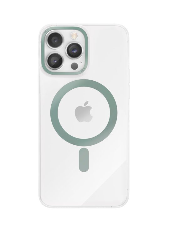 Чехол vlp Line Case with MagSafe для iPhone 14 ProMax, зеленый 1