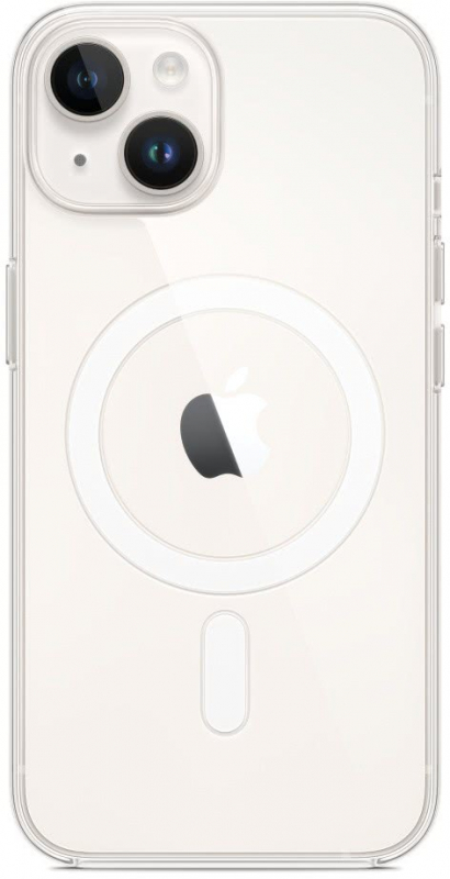 Чехол Apple Clear MagSafe для iPhone 14 (MPU13FEA), прозрачный 1