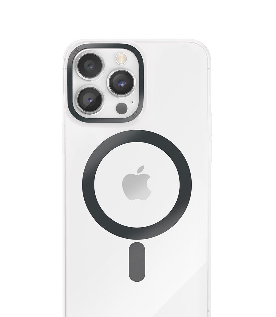 Чехол vlp Line Case with MagSafe для iPhone 14 ProMax, чёрный 1