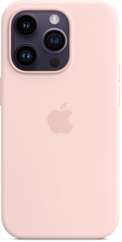 Чехол Apple Silicone MagSafe для iPhone 14 Pro (MPTH3FEA), розовый мел 1