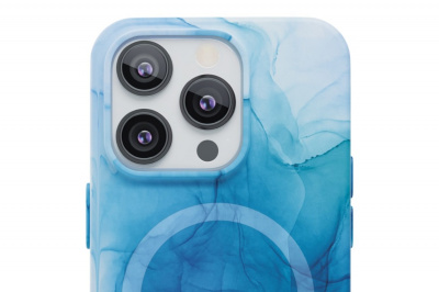 Чехол vlp Splash case with MagSafe для iPhone 14 ProMax, синий 4